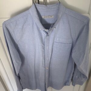 Outerknown Men's Light Blue Oxford Shirt